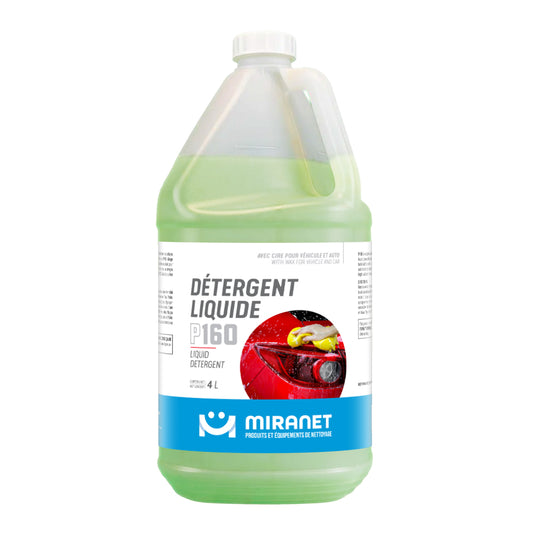 Détergent liquide cire véhicule auto 4L P160 Miranet nettoyant
