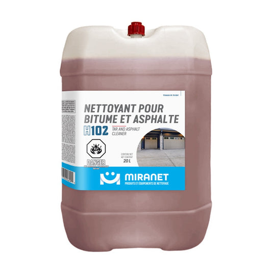 nettoyant pour bitume asphalte acide 20L H102 miranet