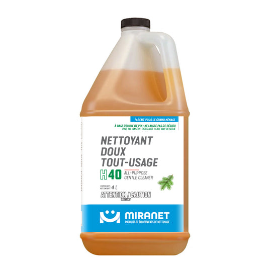 Nettoyant doux tout-usage pin concentré grand ménage miranet 4L