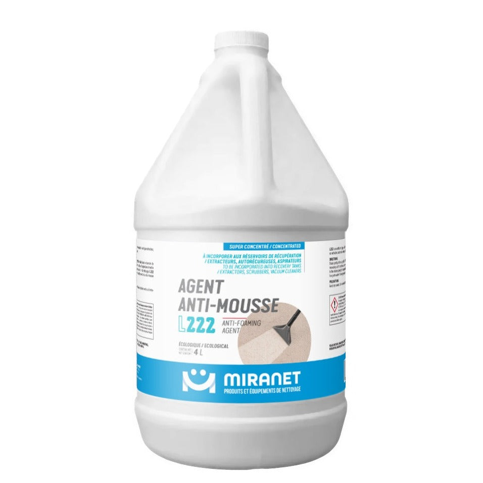 Agent anti-mousse super concentré biologique 4L Miranet