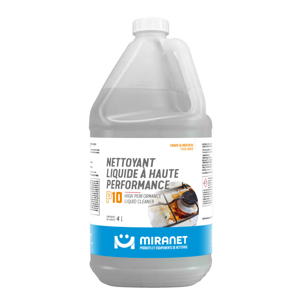 Miranet nettoyant liquide haute performance contre graisse 4L P10