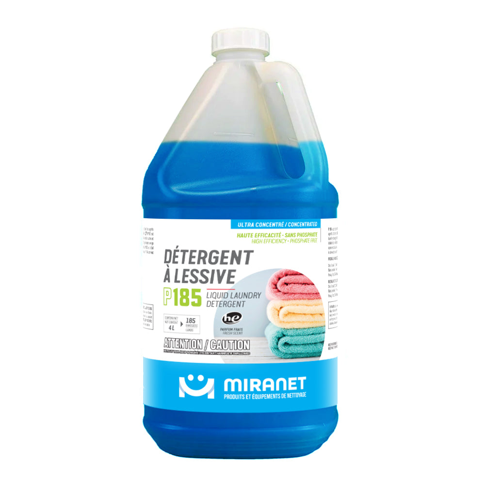 détergent à lessive 185 brassées p185 HE ultra concentré 4L