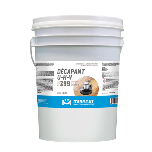 Décapant cire plancher UHV 299 haute performance commercial 20L