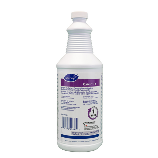 nettoyant désinfectant surface prêt emploi oxivirtb diversey 946ml