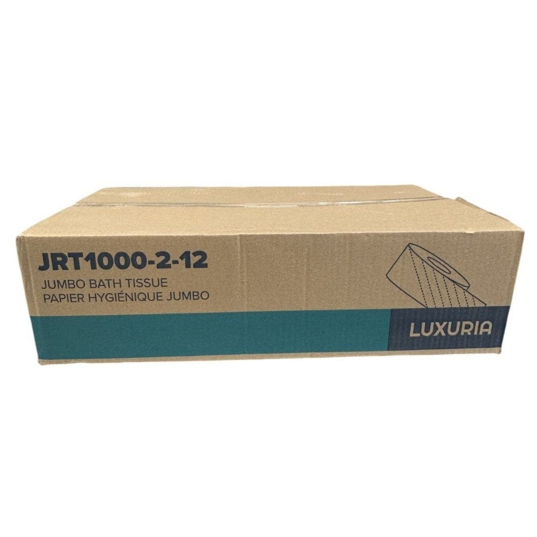 Papier hygiénique jumbo jrt1000-2-12 pour entreprise commercial luxuria longueur