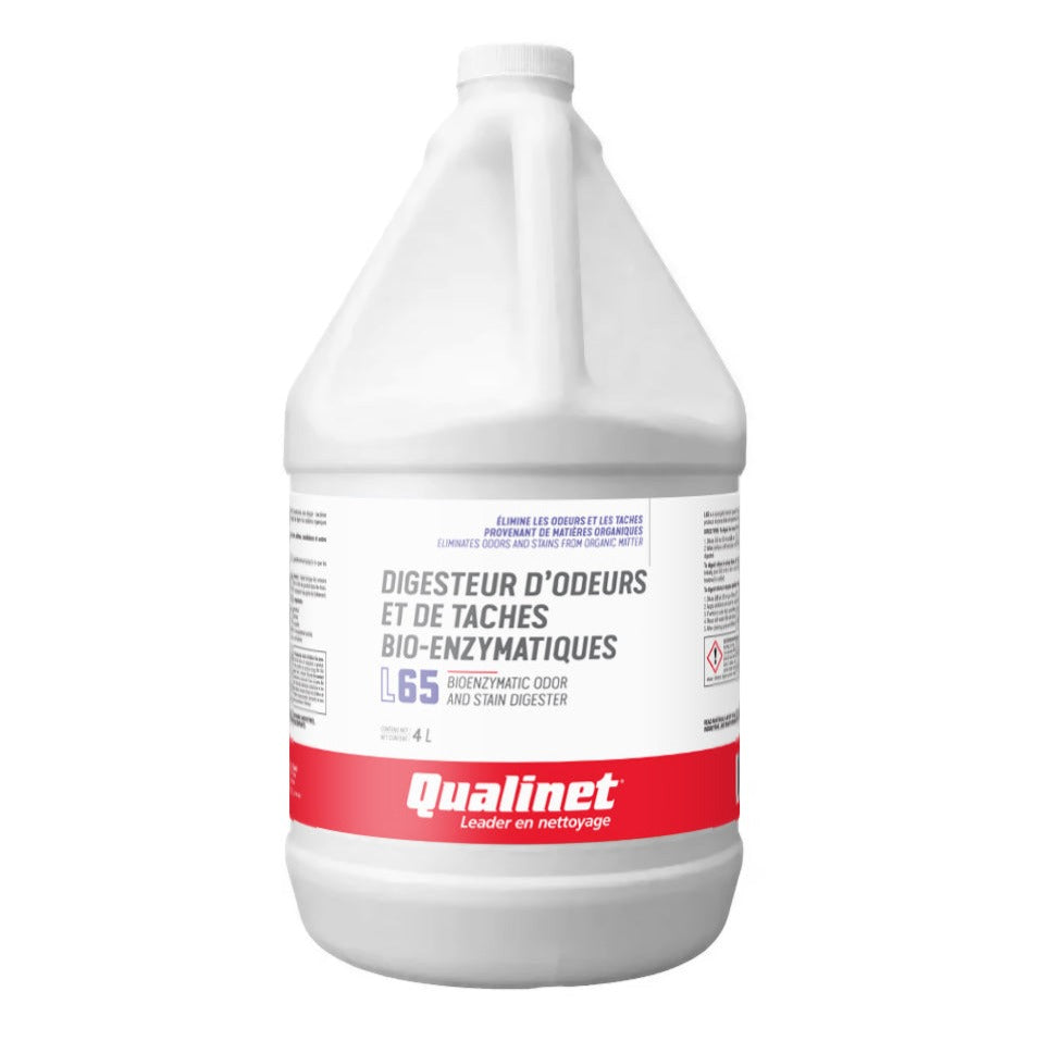 digesteur d'odeurs et de taches bio-enzymatiques L65 4L Qualinet