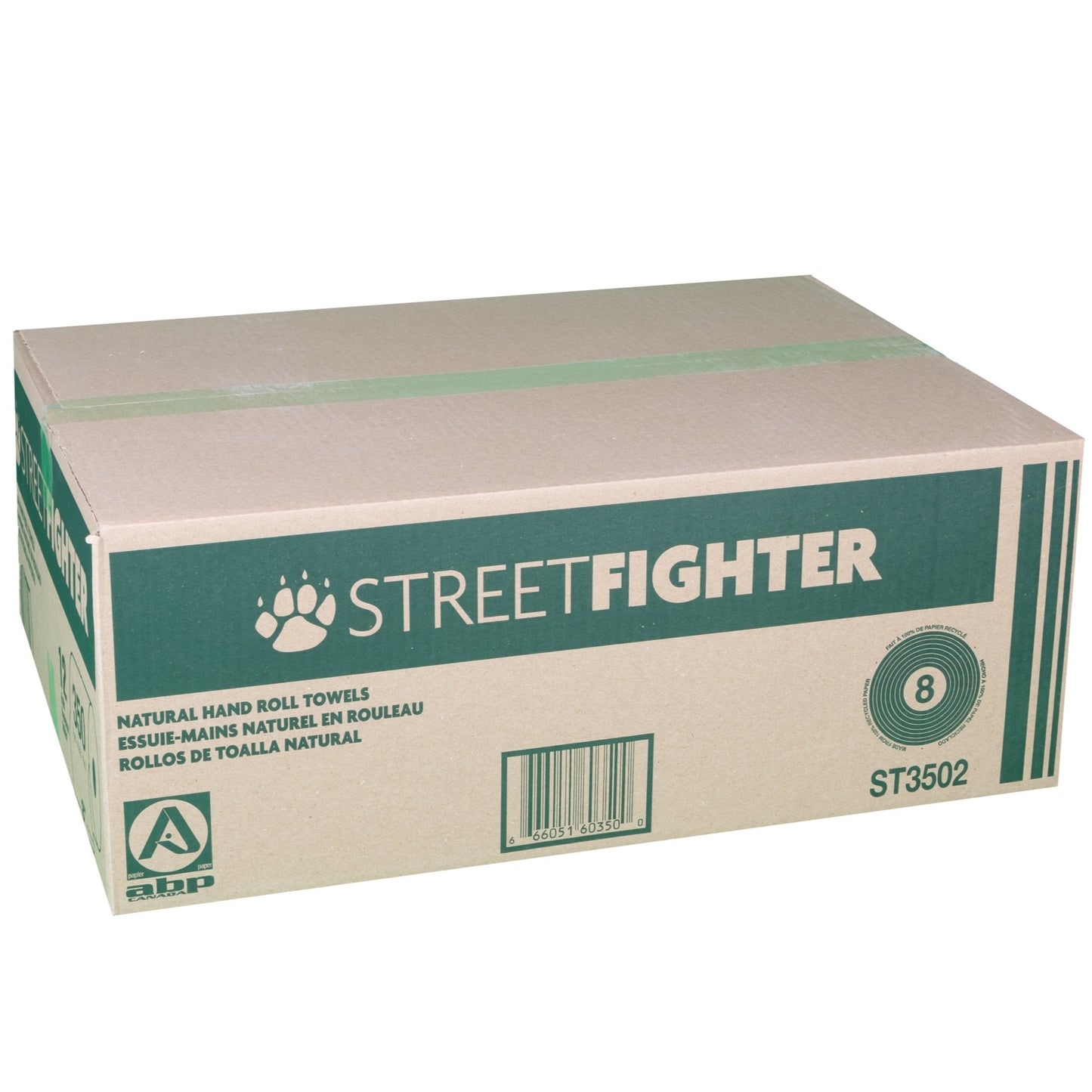 essuiemains naturel 12 rouleaux ST3502 350pieds Streetfighter adpcanada