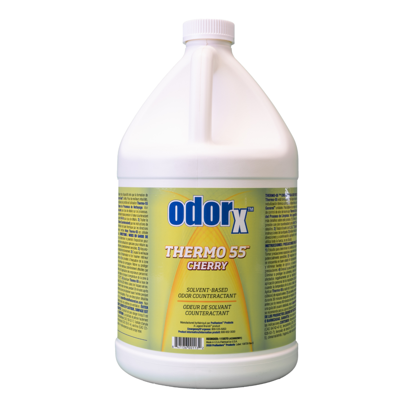 odeur solvant counteractant thermo55 cerise odorx miranet