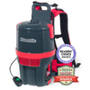 Aspirateur dorsal sans fil batterie rechargeable numatic nacecare professionnel