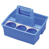 Bac de transport 6 bouteilles bleu caddy entretien ménager