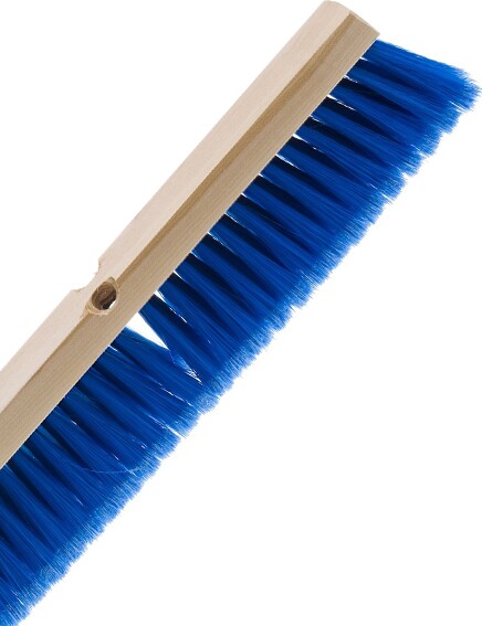 Brosse à plancher - Poils bleus et rouges