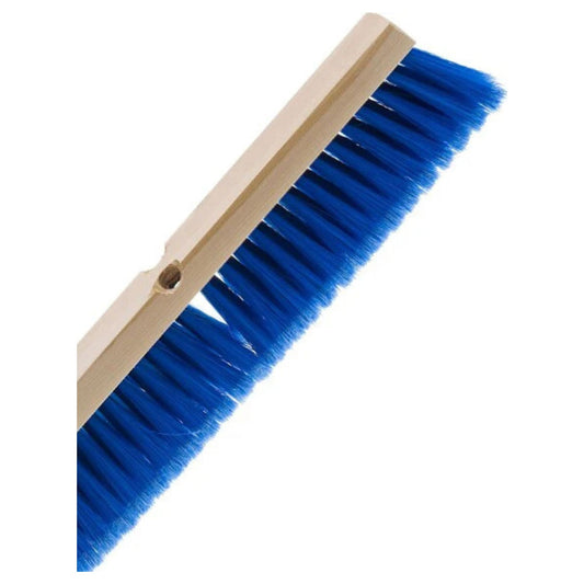 Brosse plancher poils bleus rouges doux raide balai rue