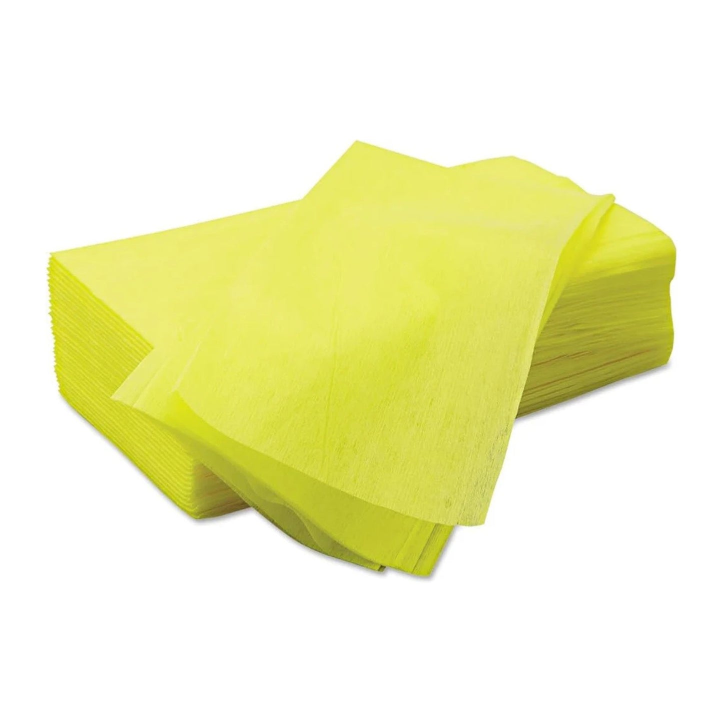 50 chiffons masslin jaunes linges d'époussetage gros travaux 36 x 60cm