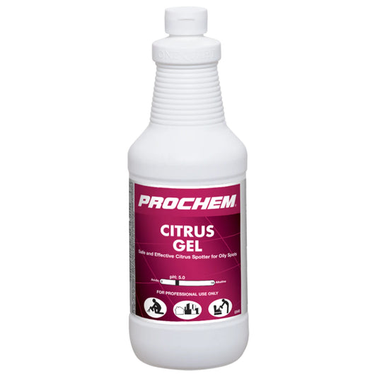 Détachant gel citron huile et gras tapis tissus 1L prochem