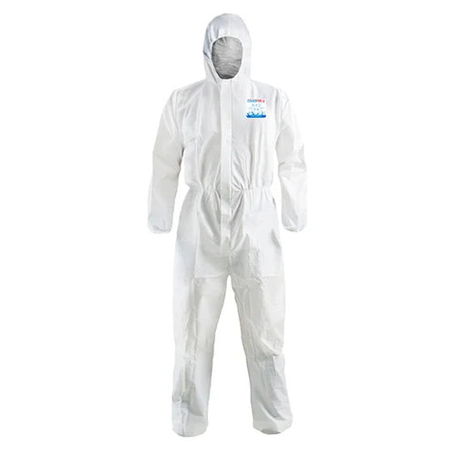 Combinaison tyvek une pièce capuchon blanc CoverMe XP2000 microporeuse