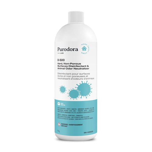 Désinfectant et neutralisant d'odeurs d'animaux à diluer (D-500) (3 formats) - Purodora