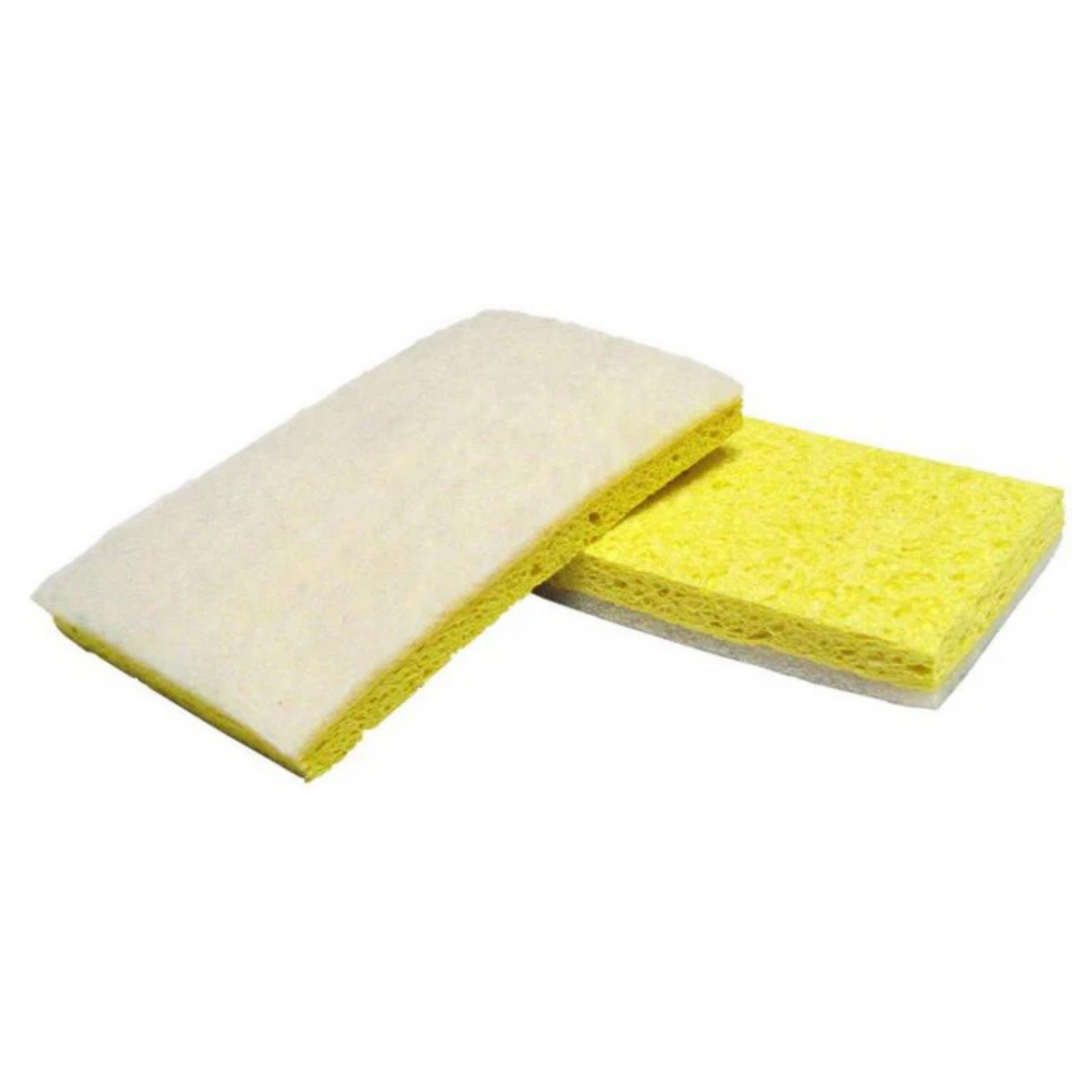 Éponge récurer blanc jaune travaux léger nettoyer surfaces