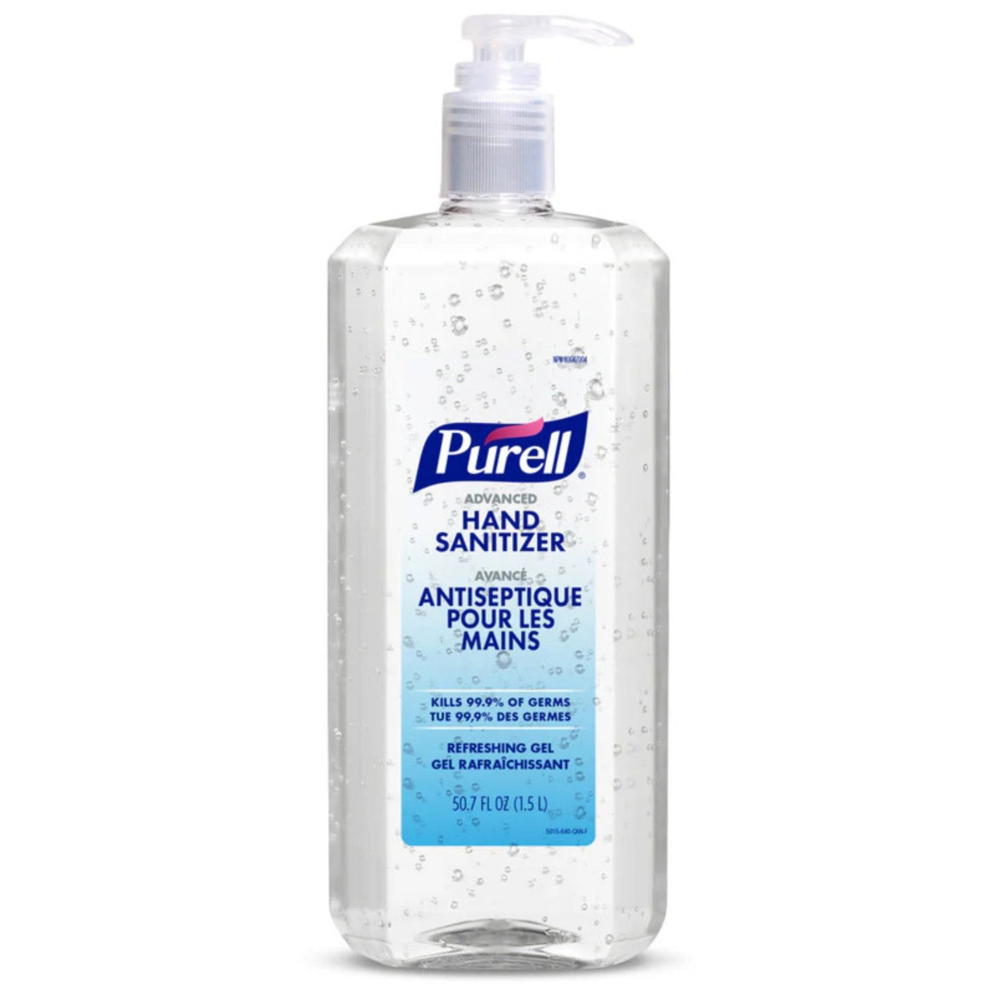 Désinfectant mains sans odeur gel 1.5L Purell gojo élimine germes