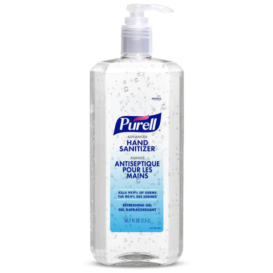 Désinfectant mains sans odeur gel 1.5L Purell gojo élimine germes