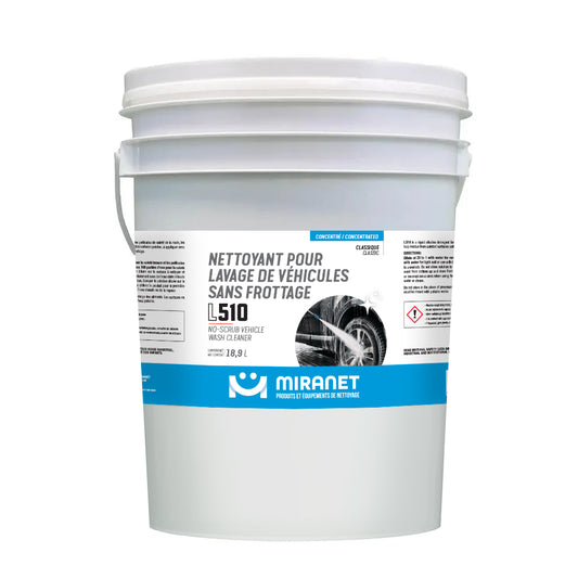 L510 nettoyant véhicule sans frottage 20L concentré compagnie québécoise