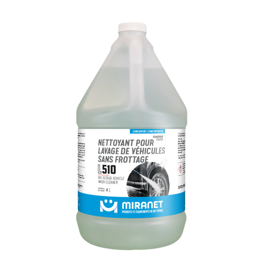 L510 nettoyant véhicule sans frottage 4L concentré compagnie québécoise