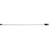 Manche plastique base noir embout fuselé compatible 48po balai raclette