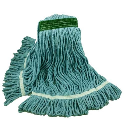 Moppe à laver synthétique - Bouclée attachée - Vert