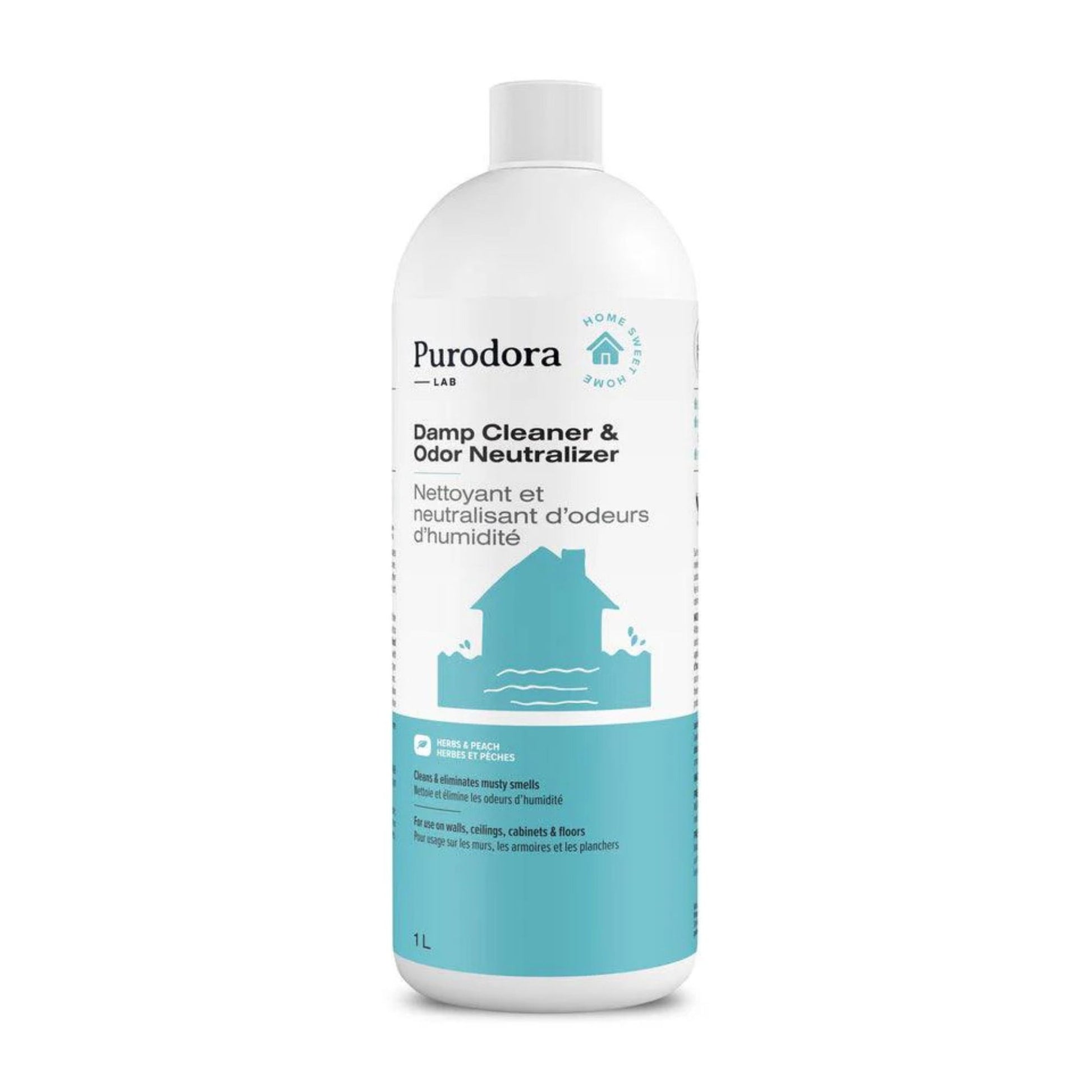 Purodora nettoyant neutralisant odeurs humidité maison à diluer 1L surfaces dures