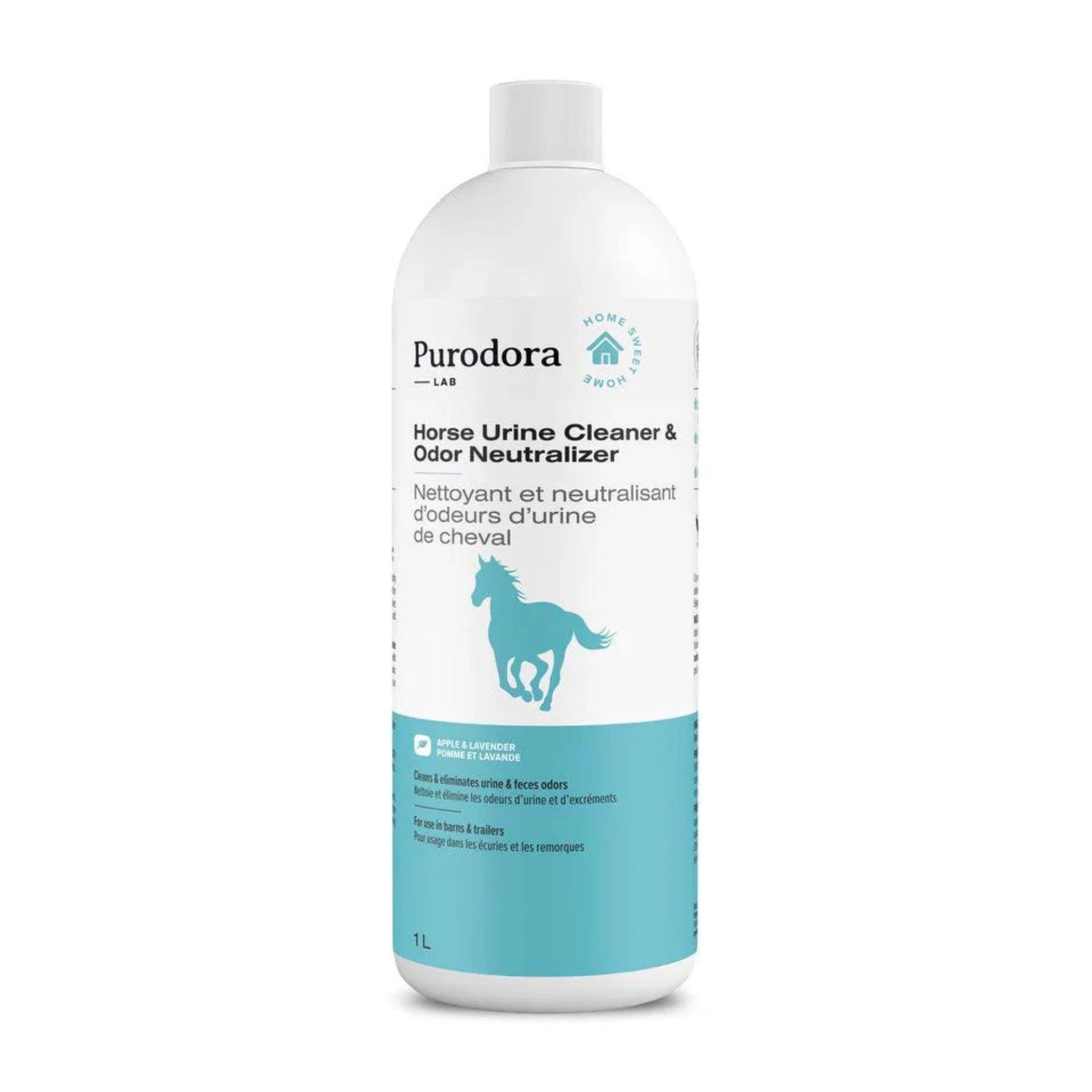 Nettoyant neutralisant odeurs urine cheval 1L dilution compagnie québécoise