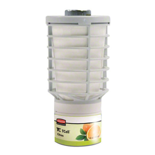 Tcell cartouche recharge citron odeur rubbemaid distributeur