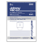 Johnny vac sacs hepa aspirateur commerciaux 256H ghibli AS6 paquet 5
