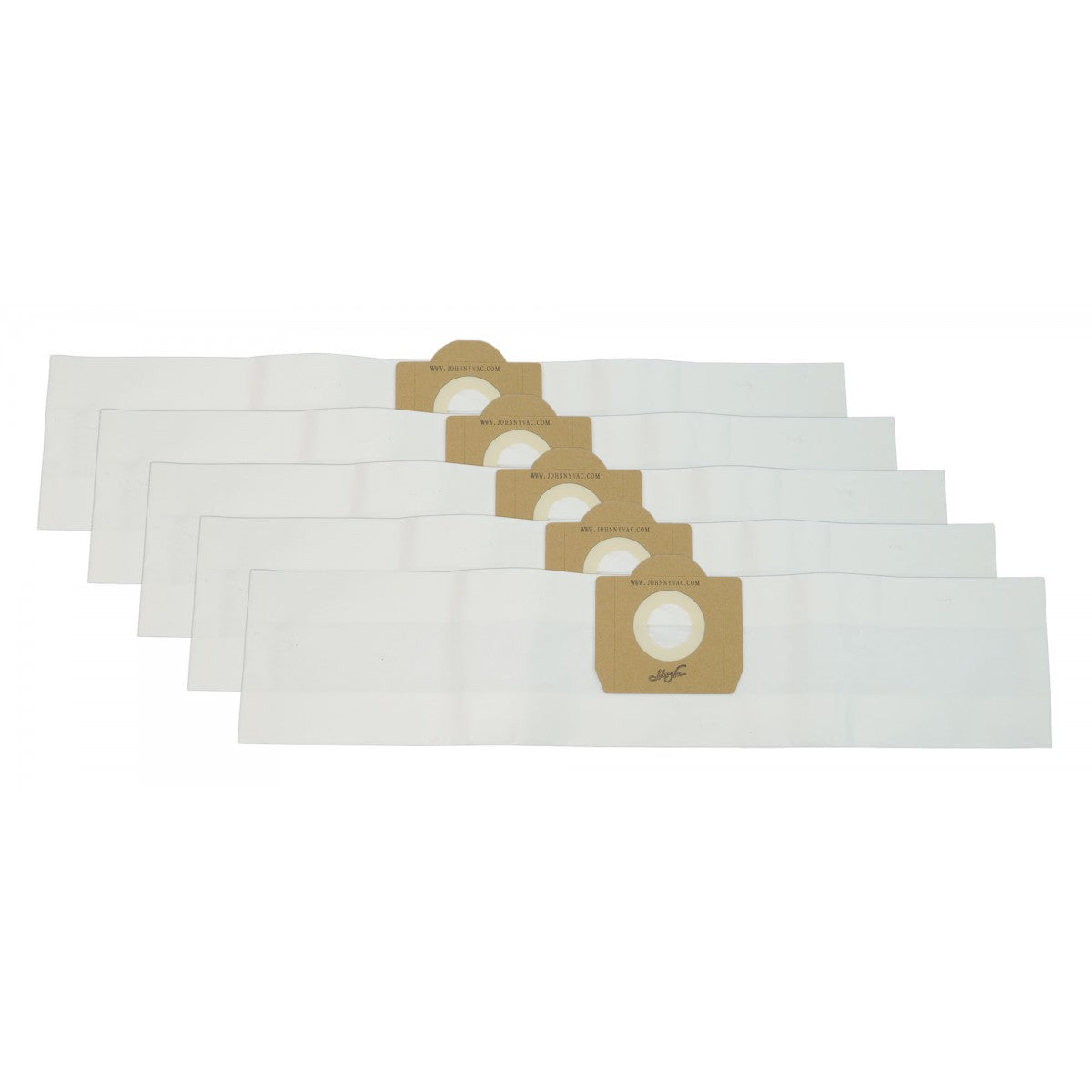 Sacs en papier aspirateur commercial johnny vac JV125 Jv202 paquet 5