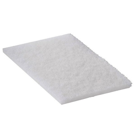 Tampons à récurer - 6x9 po - Blanc