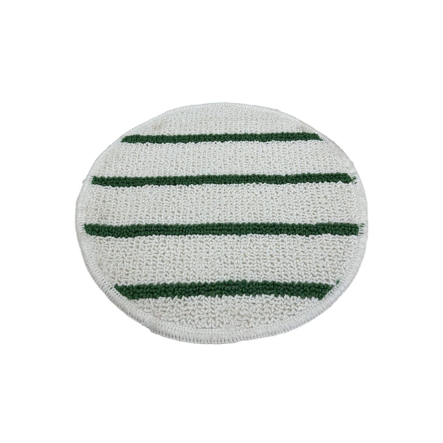 Bonnet de nettoyage profil bas - Blanc et vert - 19 po