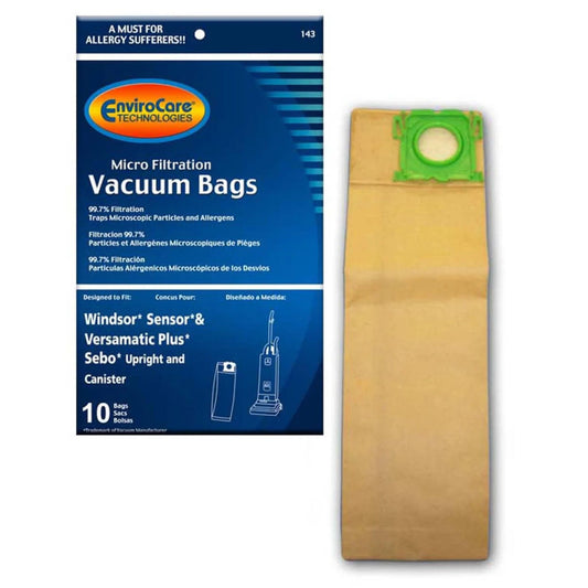 windsor sensor versamatic plus sebo sac papier aspirateur vertical