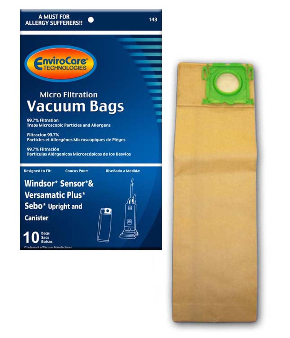 windsor sensor versamatic plus sebo sac papier aspirateur vertical
